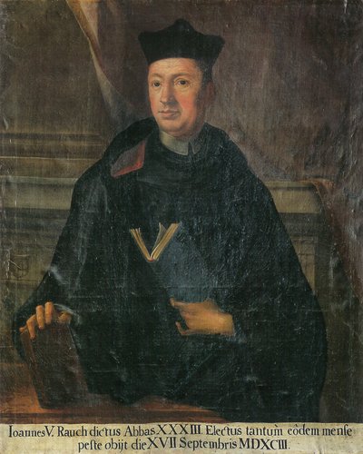 The 33rd Abbot, Johannes Rauch by Unknown